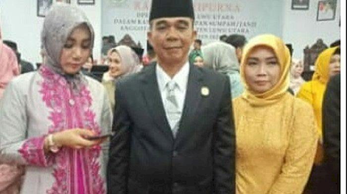 Viral, Anggota DPRD Lolos Ketiga Kali Bawa Ketiga Istrinya Saat Pelantikan