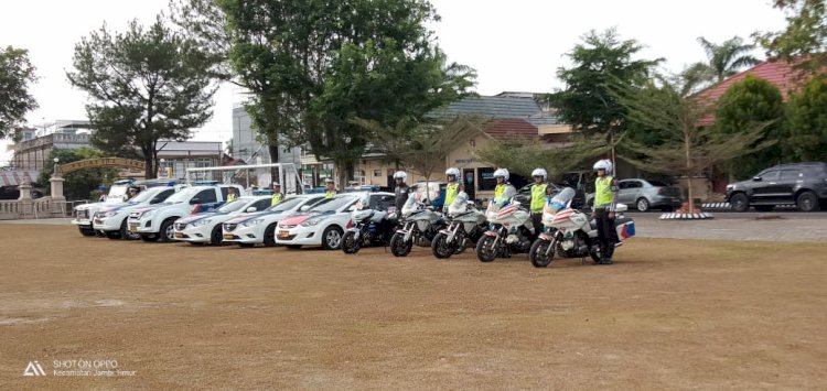 Teng! Polda Jambi Gelar Operasi Patuh, 300 Personil Diterjunkan