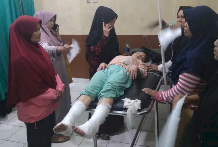 Kebakaran di Area SPBU Sungai Penuh, 4 Orang Dilarikan ke RSUD