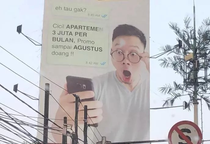 Foto Iklan Apartemen Ini Bikin Netizen Gagal Paham!