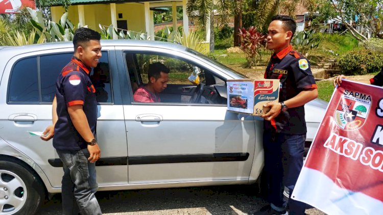 Solidaritas For Rachju, Sapma PP Muarojambi Lakukan Penggalangan Dana