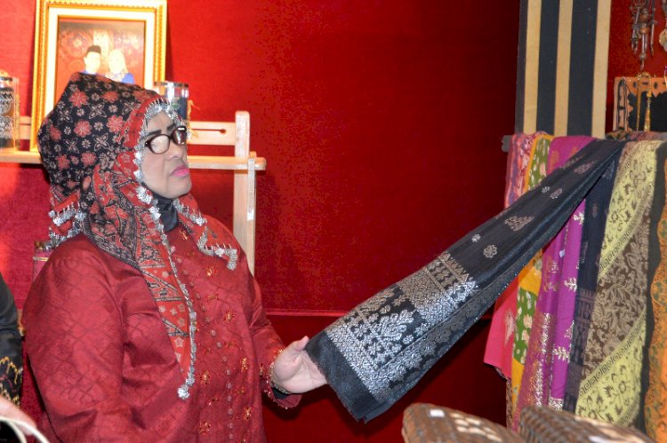 Tekuluk Jambi Ditampilkan Pameran Kerajinan Nusantara, Rahima: Pelestarian Tekuluk Harus Berkelanjutan
