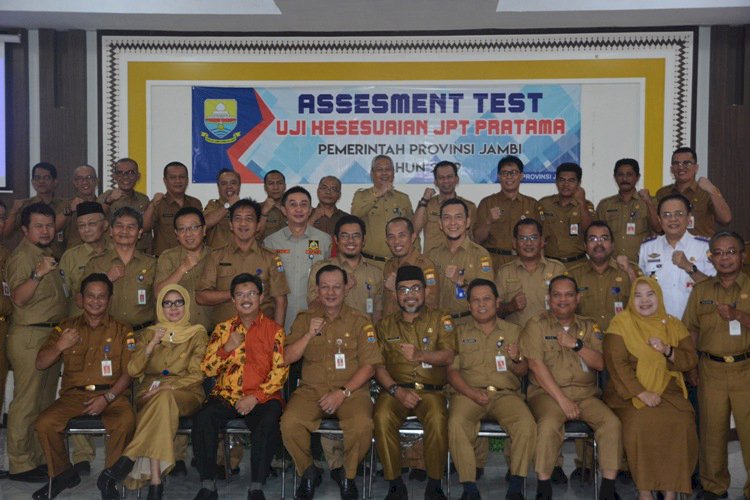 Sekda Buka Kegiatan Assesment Test Uji Kesesuaian JPT Pratama Pemprov Jambi