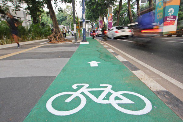 Ini Karya Anies! Jakarta akan Punya 63KM Jalur Khusus Sepeda