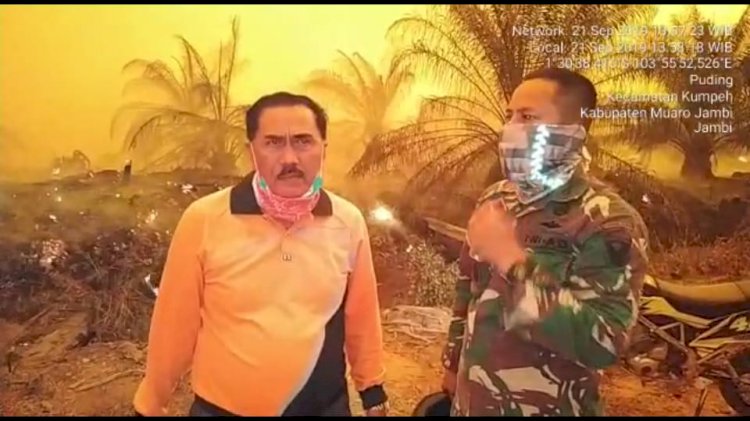 Pemadaman di Lahan Konsesi PT BEP Kesulitan Sumber Air, Zakir : Kanal-kanal Kering