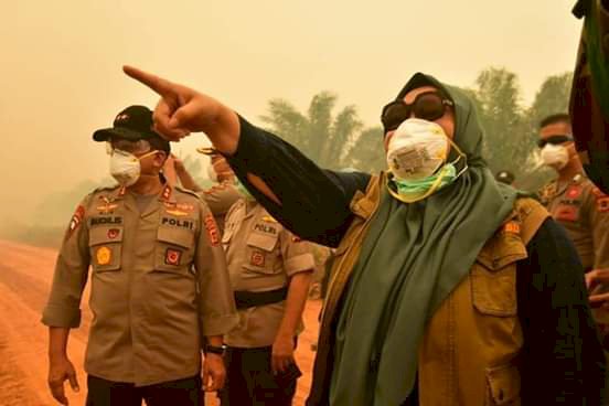 Kabut Asap Kian Tebal, Bupati Muarojambi Kembali Liburkan Sekolah