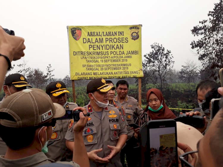 Status Karhutla PT MAS Naik ke Penyidikan, Tipidter Mabes Polri Turun ke Lokasi