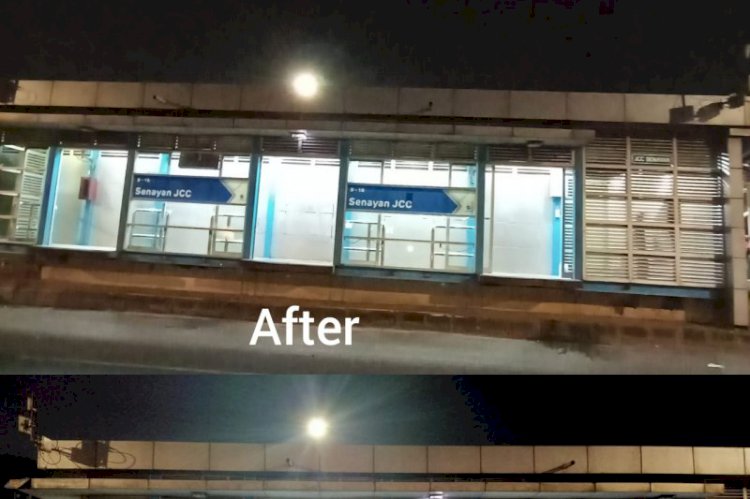 Pasca Demo, Sejumlah Halte Transjakarta Hancur