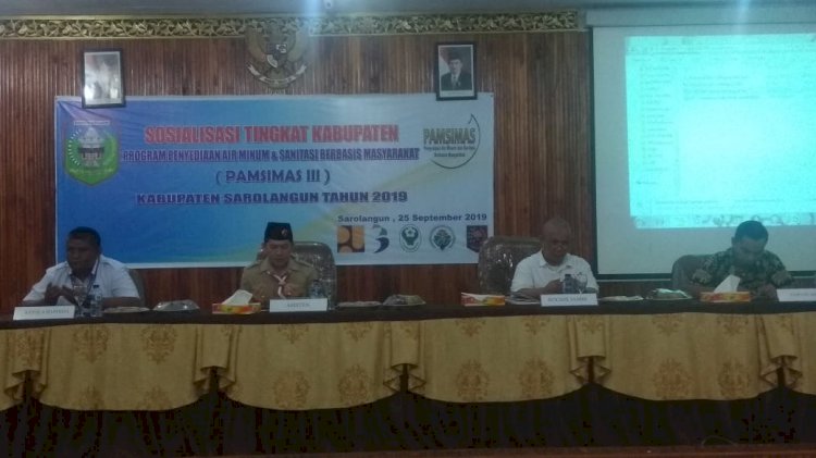 Bappeda Gelar Sosialisasi PAMSIMAS III Tingkat Kabupaten Sarolangun