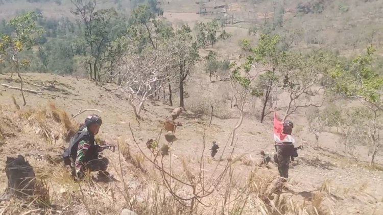 Pos Fohululik Satgas Pamtas RI-RDTL Yonif Raider 142/KJ Amankan Batas Negara