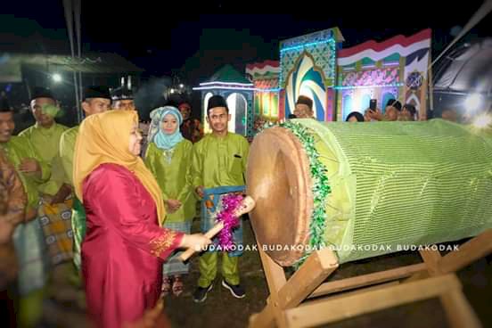 Bupati Masnah Buka MTQ ke-XIII Tingkat Kecamatan Sungaigelam