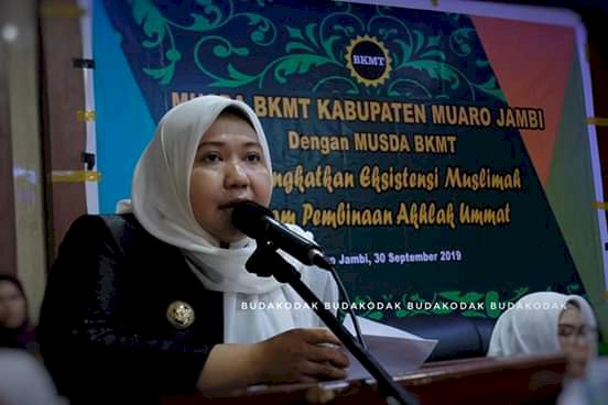 Bupati Masnah Membuka Secara Resmi BKMT Kabupaten Muarojambi Ke-III Tahun 2019