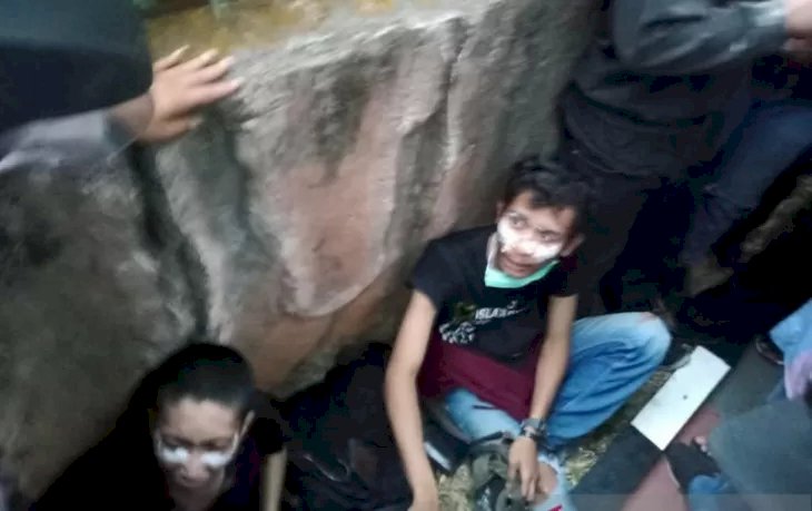 Demo di DPR, Polisi Amankan Tiga Pendemo Saat Kericuhan di Palmerah