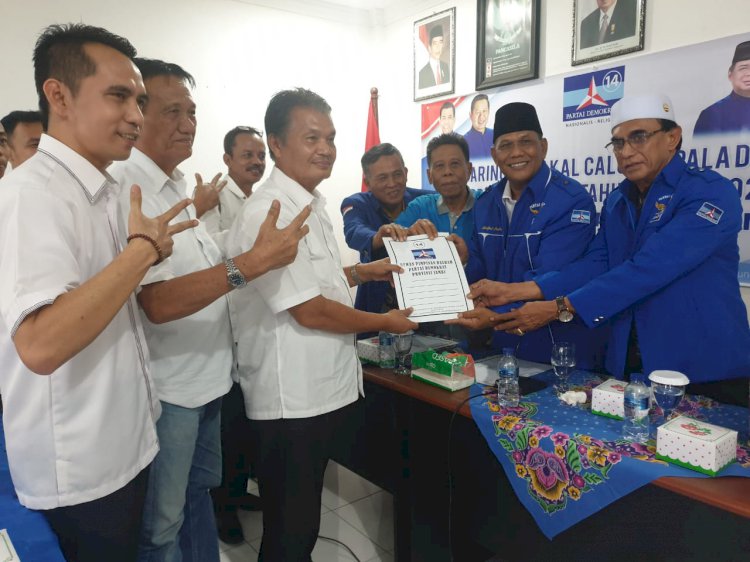 Ambil Formulir di Demokrat, Al Haris Ingin Bangun Bersama Demokrat