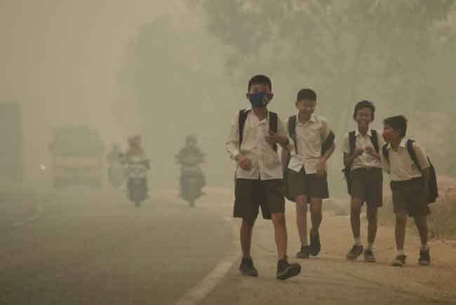 Warga Mengeluh Kualitas Udara Kota Jambi Minggu pagi Berbahaya