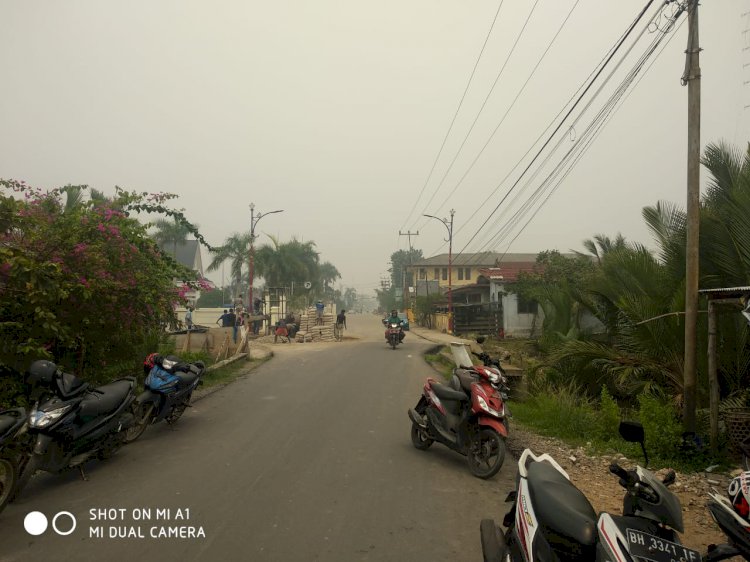 Kabut Asap Masih Selimuti Kualatungkal, Kosasi: Kabut Asap Kiriman Muarojambi Sekitar