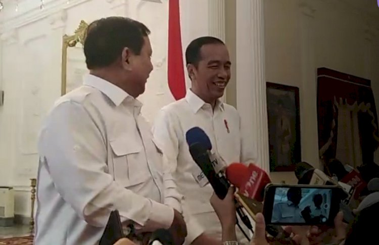 Kompak Kemeja Putih, Prabowo Jumpa Presiden Jokowi di Istana Sore Ini