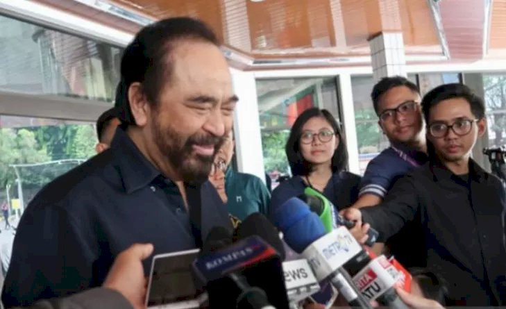 Gerindra Merapat ke Istana? Surya Paloh: Haknya Presiden