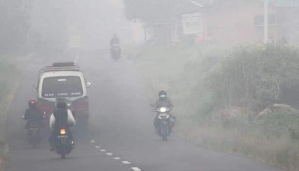 Bupati Sebut Asap Kiriman Ini Buat Sesak Warga, Pemkab Bakal Liburkan Siswa