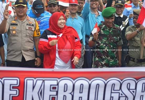 Pawai Kebangsaan Meriahkan HUT Muarojambi ke-20