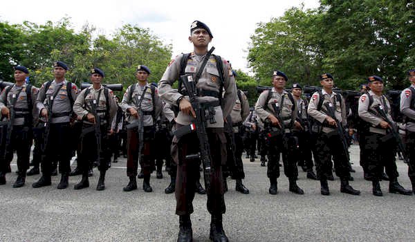 Jelang Pelantikan Presiden dan Wapres, 500 Personil TNI/Polri di Jambi Disiagakan