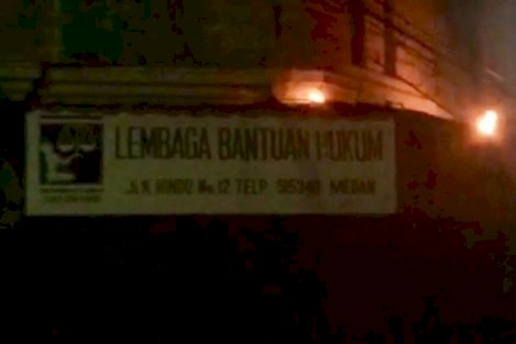 LBH Medan Diteror, Kantornya Dilempar Bom Molotov Dini Hari
