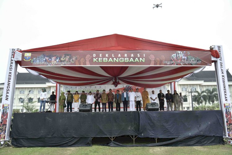 Deklarasikan Kedamaian, Sekda: Mari Bersama Jaga Kebhinnekaan, Kedamaian dan Kesejukan Provinsi Jambi