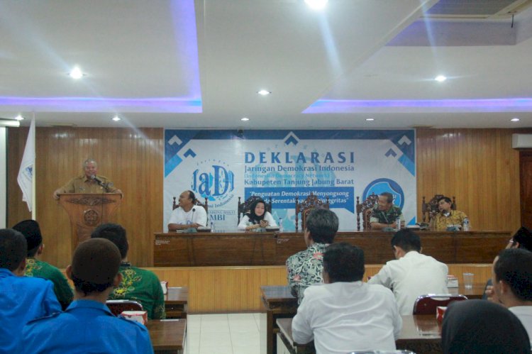 Resmi! Jaringan Demokrasi Tanjab Barat Hadir