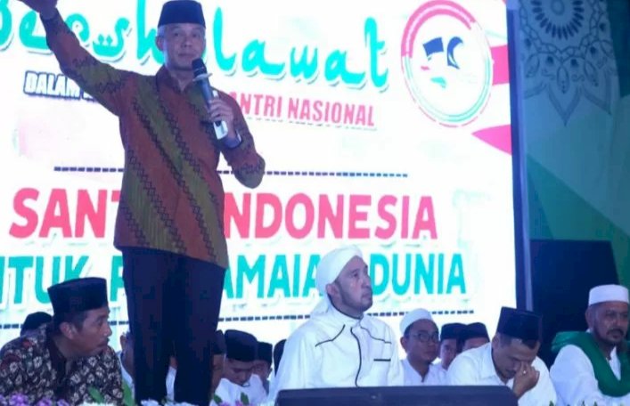 Ganjar Yakin Ramalan Santri Soal Prabowo Menteri Jokowi Jadi kenyataan