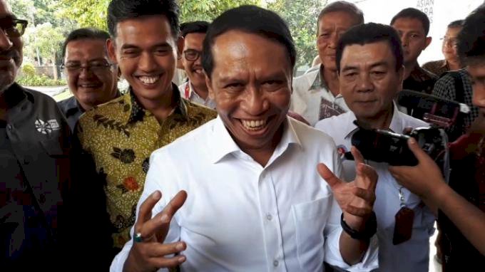 Hanif Dhakiri Serahkan Jabatan Kepada Zainudin Amali Disaksikan Dua Mantan Menpora