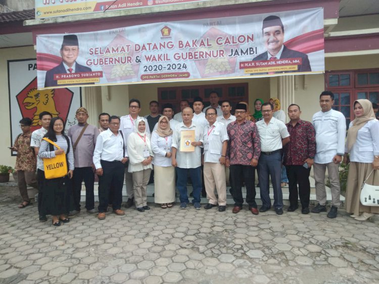 Kirimkan Tim, Fachrori Kandidat Pertama Ambil Formulir Pendaftaran