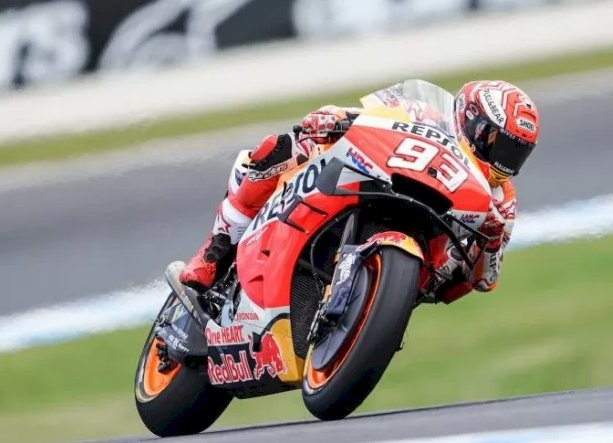 Menang Dramatis atas Vinales, Marquez Sang Juara GP Australia