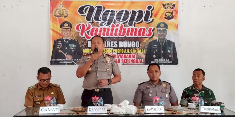 Dihadapan Tomas Tanah Sepenggal, Kapolres: Bijaklah Bermedia Sosial agar Tidak Menimbulkan Konflik