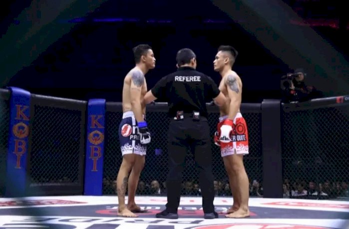 Aktor Randy Raih Sabuk Biru Brazilian Jiu Jitsu Usai Kalahkan Adhi Prawitra di One Pride