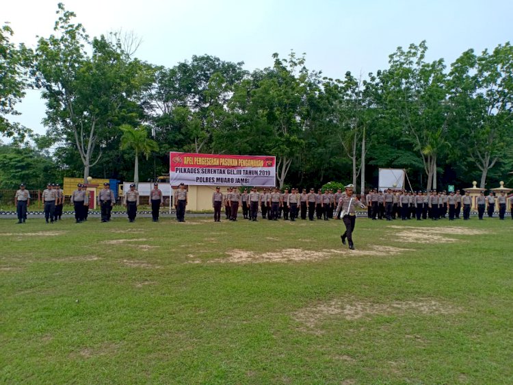 Polres Muarojambi Perketat Keamanan di TPS Rawan Ricuh