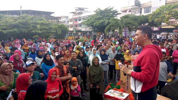 Senam Bersama Warga Kecamatan Jambi Timur, Ini Pesan Walikota Fasha