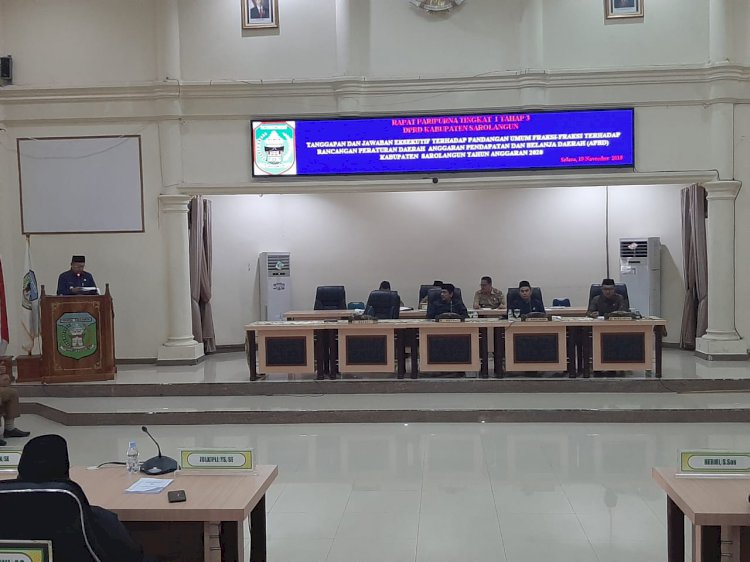 DPRD Sarolangun Bantah Molornya Paripurna Disebabkan Tidak Kuorumnya Anggota