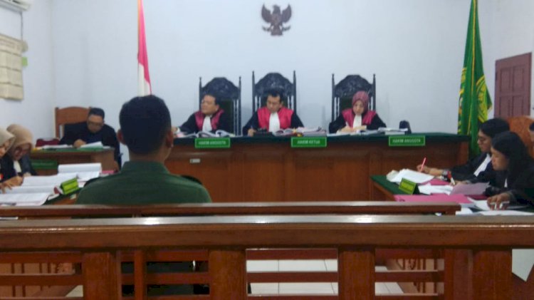 Jadi Saksi Sidang SMB, Anggota TNI Ini Mengaku  Digebuki Hingga Pingsan