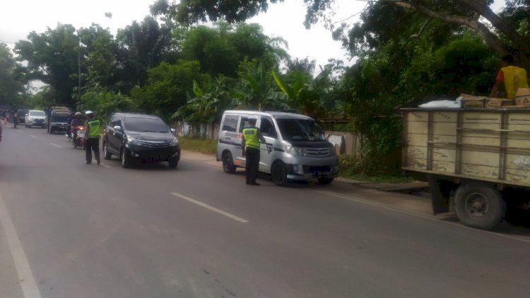 Tertibkan Pengesahan Identitas Kendaraan, Ditlantas Polda dan Bakeuda Jambi Gelar Razia