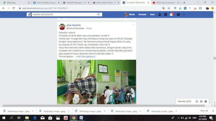 Viral!!! Diduga Telantarkan Pasien Hingga Meninggal, RSUD Bangko Dikecam Netizen