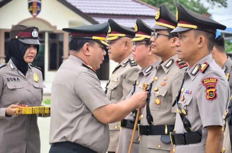 Jelang Pilkada, Dari Kabag Ops Hingga Kasat Reskrim Polres Tanjab Barat Dirotasi