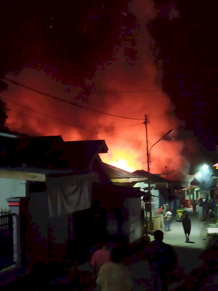 BREAKING NEWS!! Kebakaran Hebat di Siulak Deras Kerinci