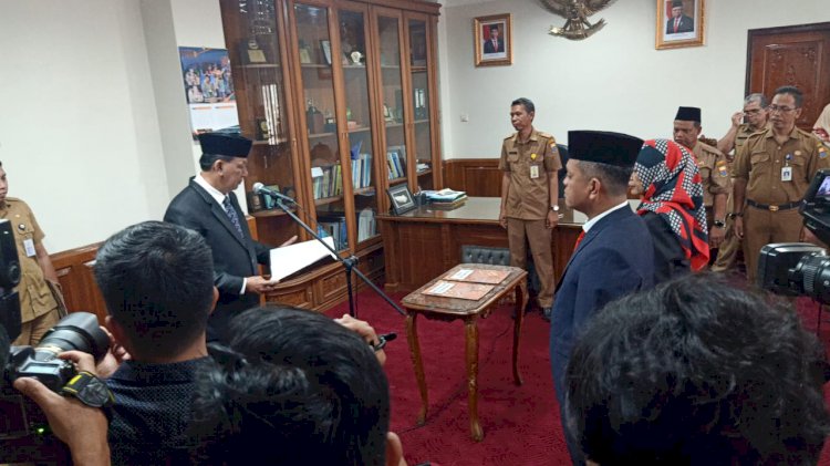 Meski Sempat Berkonflik di KASN, Sekda M Dianto Tetap Lantik Pejabat Pemprov Yang Ditunda
