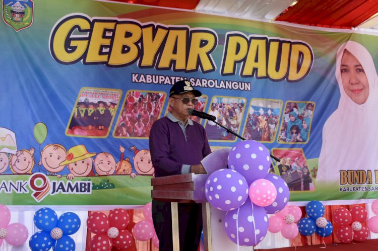 Bupati Sarolangun Sebut PAUD Masih Banyak Dikelola Swadaya Masyarakat