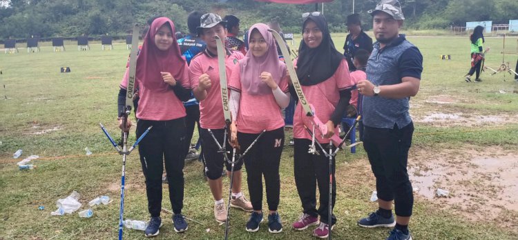 Atlet Panahan Beregu Putri Sarolangun Rebut Tiket Pertama Pra-Porprov 2020
