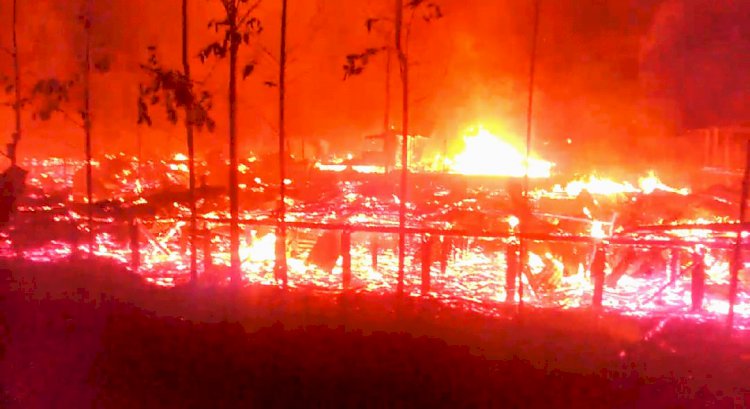 MTSN 3 Tanjab Barat dan MA Al-Khairiyah Teluk Nilau Ludes Terbakar