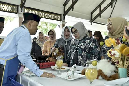 Sambut HUT Provinsi Jambi, Dharma Wanita Gelar Lomba Masak Kudapan Non Beras