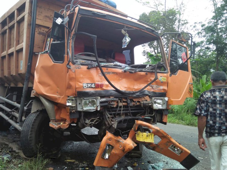 Laka Maut di Lintas Sumatera Bungo, Pengemudi Truk Tewas di TKP, Empat Luring