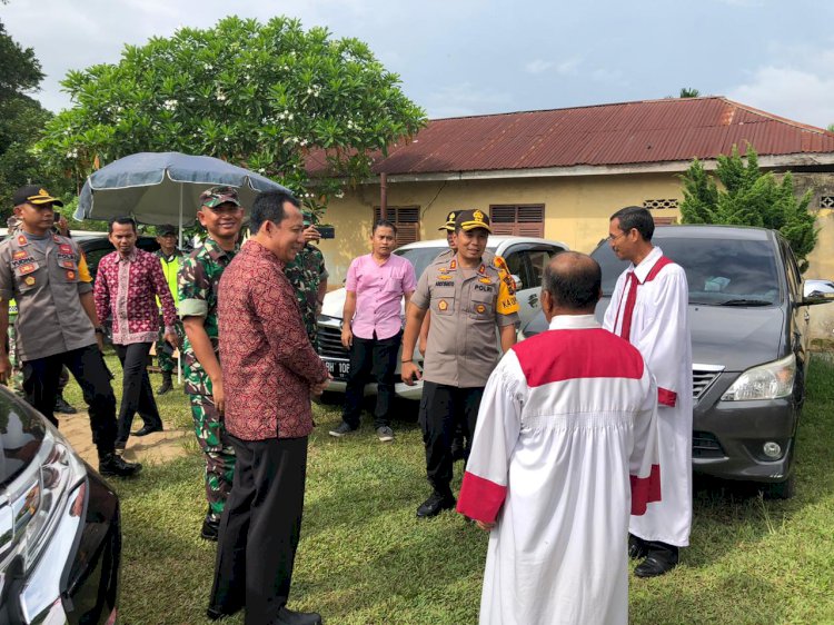 Wabup dan Kapolres Muarojambi Tinjau Gereja HKBP Avage, Ini yang Mereka Temukan