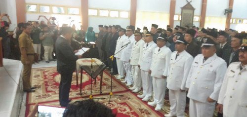 Detik-detik Terakhir, Bupati Bungo Lantik Mursidi Jadi Sekda & 172 Pejabat Lainnya